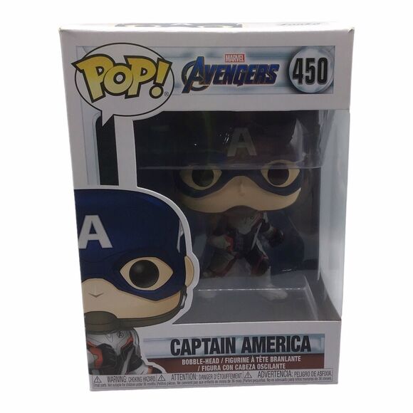 Funko Pop! Marvel Avengers Endgame Captain America #450 Figure NIB - Picture 15 of 15